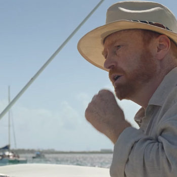 Ludovic Pinette en tournage au Mexique